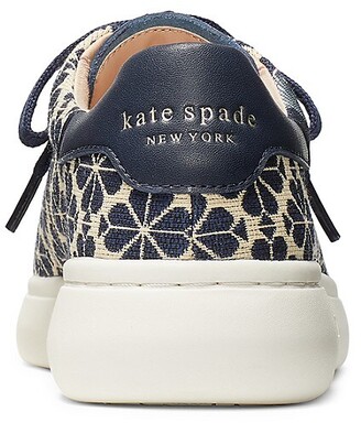 Kate Spade New York Women's Signature Leather Sneakers