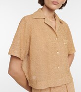 Thumbnail for your product : Oseree Exclusive to Mytheresa – Lumiere cropped shirt