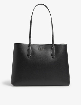 Kate Spade All Day branded leather tote bag - ShopStyle