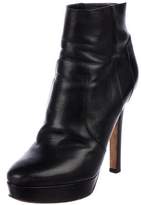 Thumbnail for your product : Jimmy Choo Leather Platform Ankle Boots