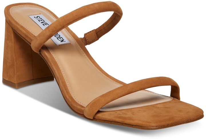 Steve Madden Women's Lilah Two-Piece Block Heel Sandals - ShopStyle