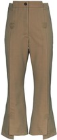 Thumbnail for your product : Delada Flared Cropped Trousers