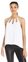 Thumbnail for your product : BCBGMAXAZRIA Women's Adel Keyhole Tank Top