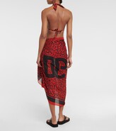 Thumbnail for your product : Dolce & Gabbana Leopard-print cotton cover-up