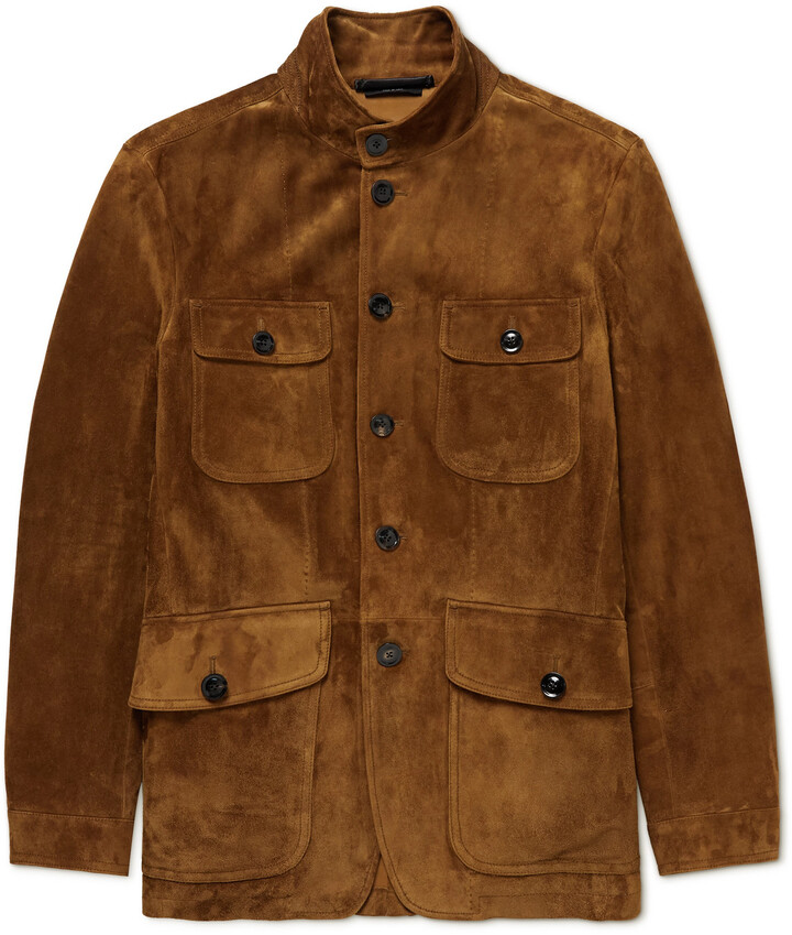 berluti suede field jacket