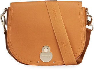 Longchamp Cavalcade Small Split Leather Crossbody Bag
