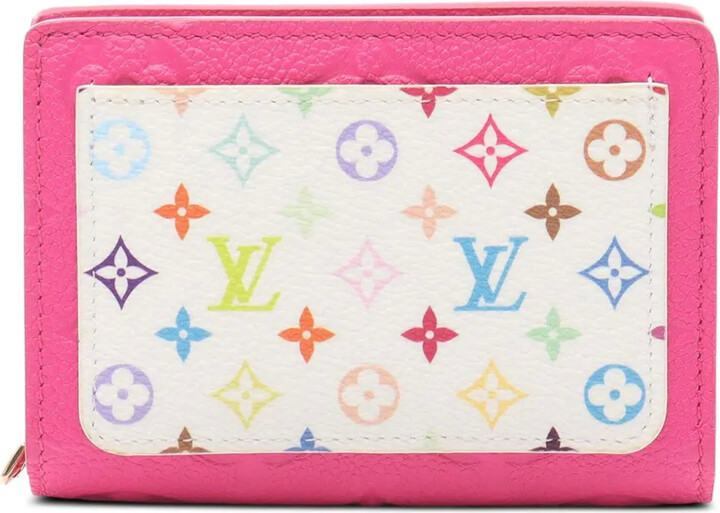 Louis Vuitton Pre-Owned 2010-2025 Takashi Murakami Monogram Empreinte and Multicolore Portefeuille Claire small wallets
