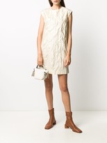 Thumbnail for your product : Acne Studios Quilted Silk Shift Dress