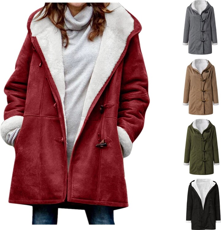 DGHM red coats women womens rain coats ladies jackets size 14 pocket