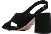 Thumbnail for your product : Prada flower applique sandals