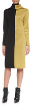 Thumbnail for your product : Vince Misook Colorblocked Long-Sleeve Turtleneck Dress