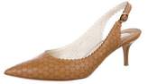 Thumbnail for your product : Ferragamo Perforated Slingback Pumps