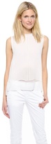 Thumbnail for your product : Vince Sleeveless Overlay Tee