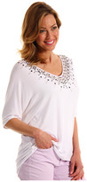 Thumbnail for your product : NYDJ Beaded V-Neck Top