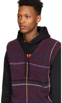 Thumbnail for your product : Noah NYC Purple Wool Sweater Vest