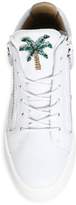 Thumbnail for your product : Giuseppe Zanotti May London Palm Tree Leather Sneakers