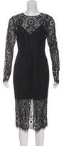Thumbnail for your product : Veronica Beard Lace Long Sleeve Dress