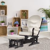 Thumbnail for your product : Dutailier Light Beige Multiposition Reclining Sleigh Glider and Nursing Ottoman Set