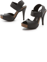 Thumbnail for your product : Pedro Garcia Peony Platform Sandals