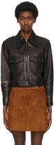 Thumbnail for your product : KHAITE Black Leather 'The Corey' Jacket