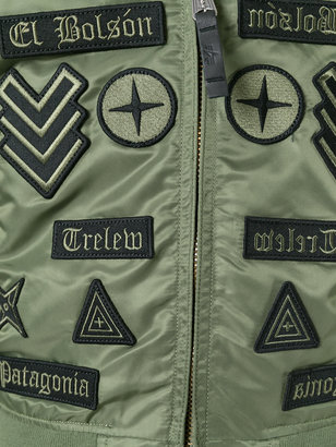 Marcelo Burlon County of Milan Roldan Alpha Ma-1 bomber jacket