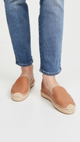 Thumbnail for your product : Soludos Platform Leather Smoking Slippers