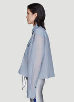 Thumbnail for your product : Unravel Project Crinkled Workwear Shirt in Blue