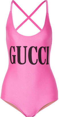 Gucci Printed Swimsuit - Bubblegum