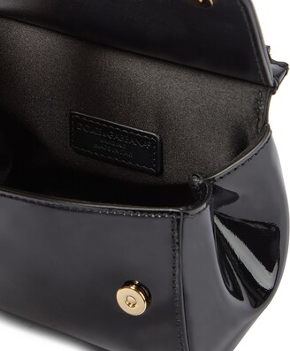 Dolce & Gabbana Children Sicily Mini patent leather crossbody bag