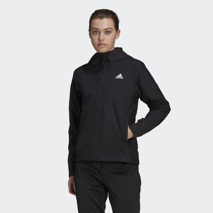 adidas BSC 3Stripes RAIN.RDY Jacket ShopStyle