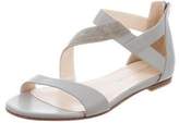 Thumbnail for your product : Fabiana Filippi Leather Embellished Sandals