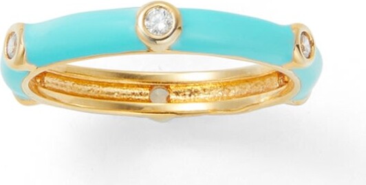 Undefined Jewelry Blue / Gold My Daily Mood Color Stack Ring Baby Blue