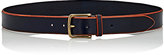 Thumbnail for your product : Barneys New York Men's Leather Belt-NAVY