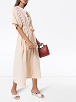 Thumbnail for your product : LVIR Reversible Crepe Midi Dress