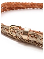 Thumbnail for your product : Linea Pelle Skinny Duo Tone Double Wrap Braid Belt