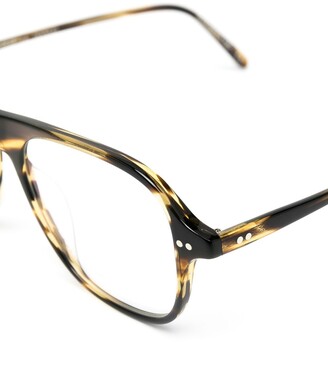 Oliver Peoples OV54 tortoiseshell-effect glasses