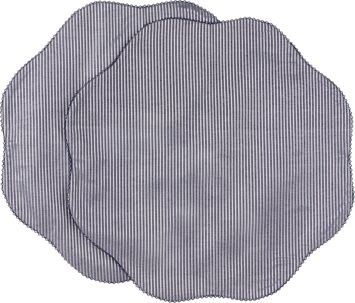 Gohar World Navy Opaline Placemat Set