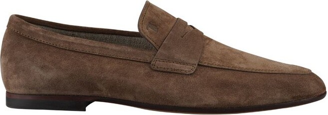 Tod's Almond Toe Slip-On Loafers