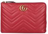 Thumbnail for your product : Gucci Gg Marmont Leather Pouch