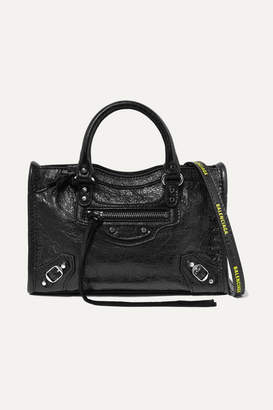 Balenciaga Classic City Nano Textured-leather Shoulder Bag