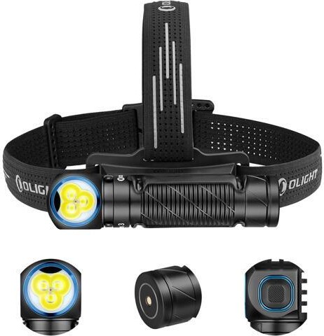 WESTWAY OLIGHT Perun 3 Rechargeable Headlamp Flashlight, 3000 Lumens LED Headlight with Red Light, Waterproof Head Lamp with Headband for Outdoor Camping,...