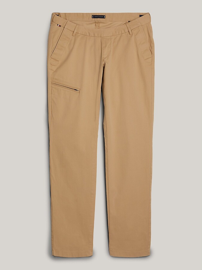 Tommy Hilfiger Men's Straight Fit 1985 Chino - Beige - 30W x 32L