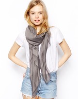 Thumbnail for your product : ASOS Raw Edge Lightweight Scarf