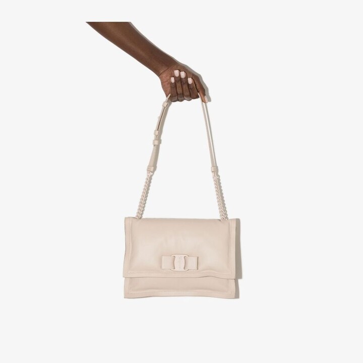 BEAUTYFAVES Luxury Plaid Tote with Bow charm 2 Piece Handbag Set 