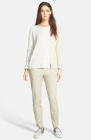 Thumbnail for your product : Lafayette 148 New York Textured Cotton Blend Sweater