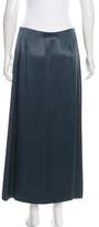 Thumbnail for your product : Gianfranco Ferre Silk-Blend Midi Skirt