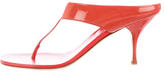 Thumbnail for your product : Prada Patent Slide Sandals
