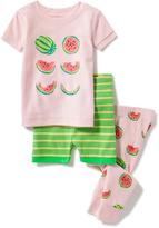 Thumbnail for your product : Old Navy Watermelon-Graphic 3-Piece Sleep Set for Toddler & Baby