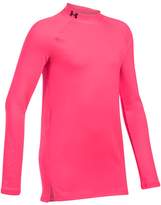 Thumbnail for your product : Under Armour ColdGear Mock Neck Top, Big Girls