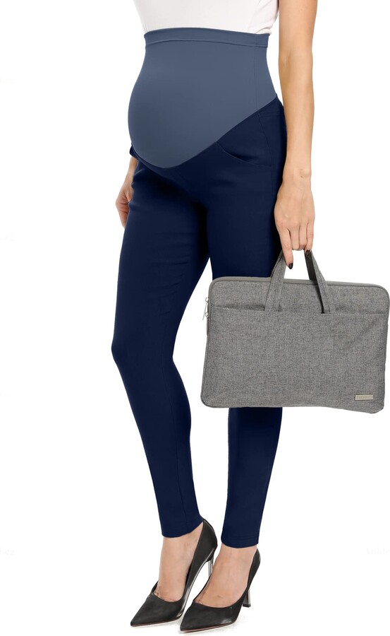 fitglam Women's Maternity Pants for Work Pregnancy Pants Office Over